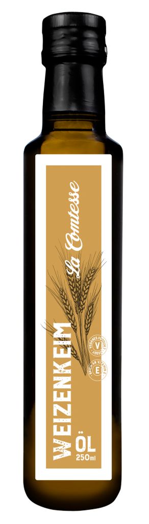 huile de germe de blé de haute qualité, 250 ml Image du produit 