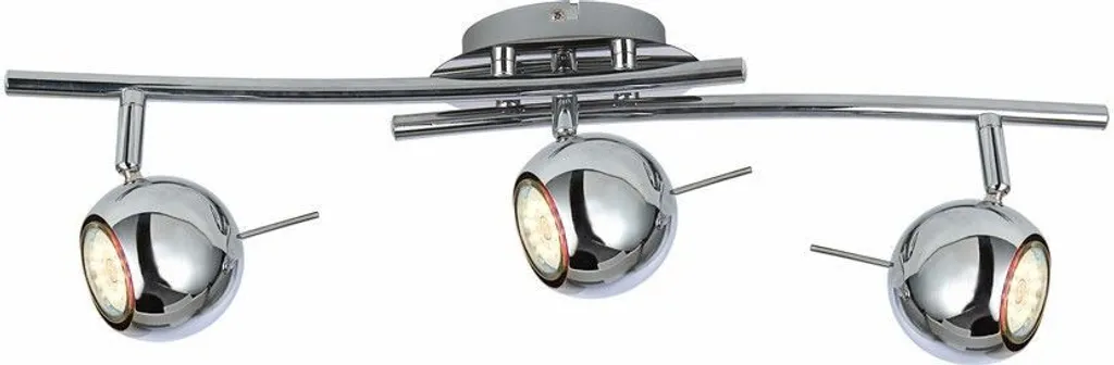 Spot de plafond Santorini chrome : solution pour éclairer les zones d'ombre