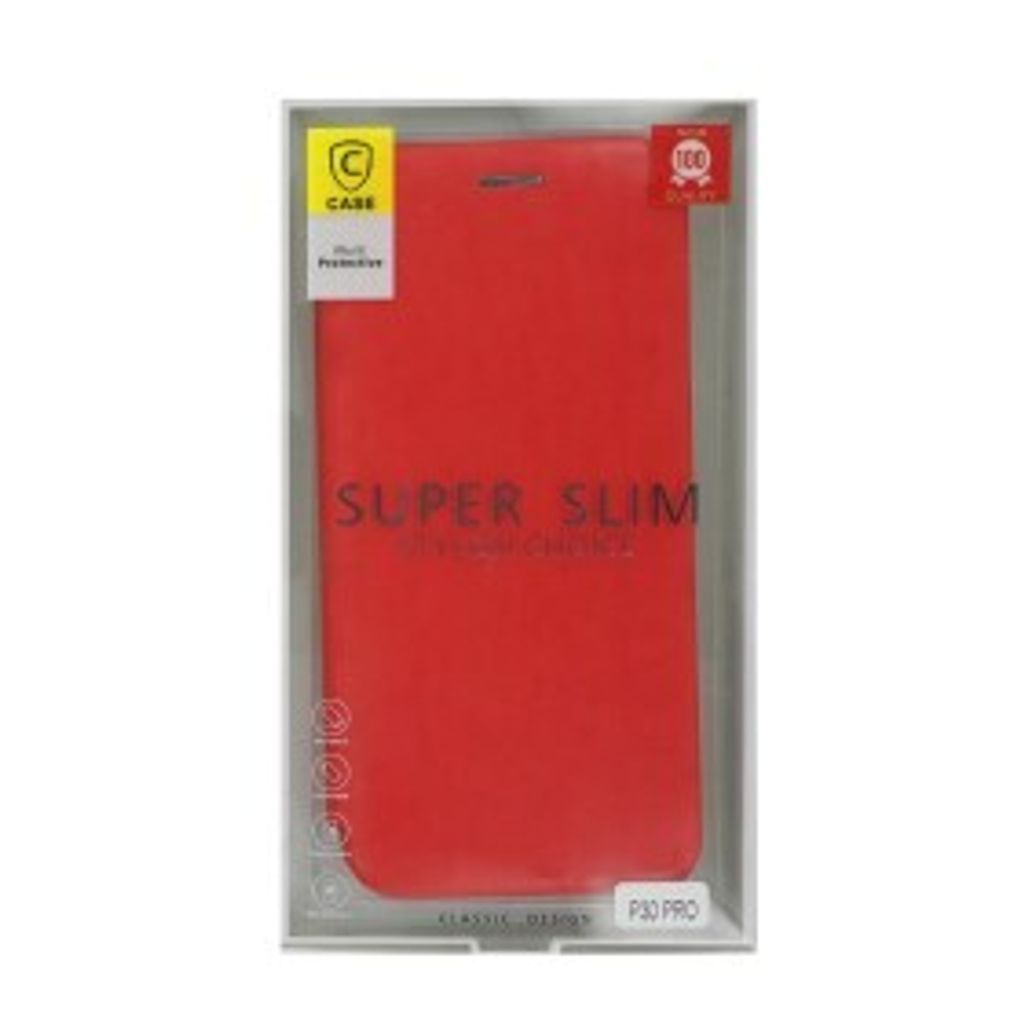 Flip Handyhülle für Huawei P30 Pro Rot cnt1286 Produktbild 