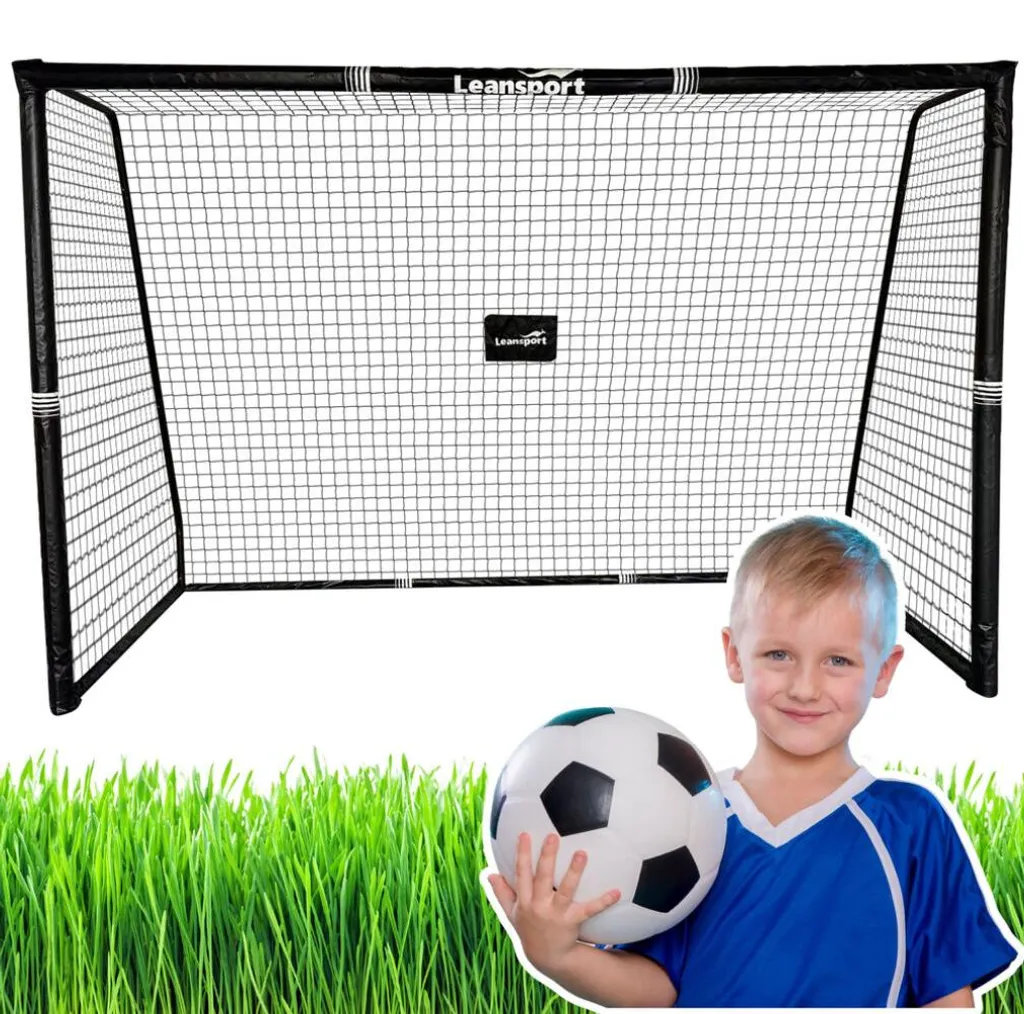 But de foot 3x2m robuste en métal - Structure durable avec filet inclus