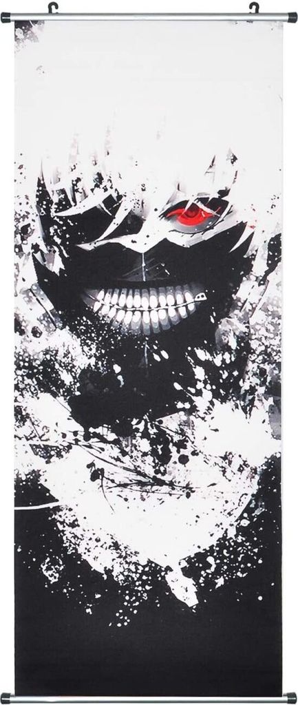 Tokyo Ghoul Rollbild / Kakemono aus Stoff | 100x40cm | Produktbild 