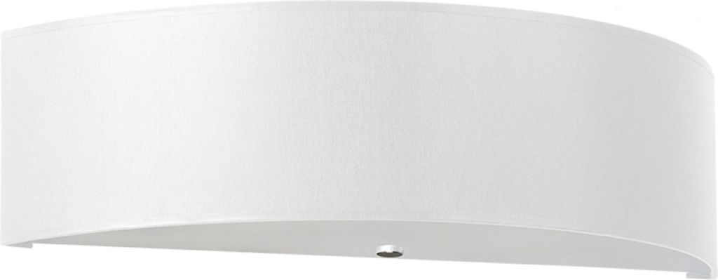 Wandleuchte SKALA weiß 2xE27 15W Stoff/Glas/Stahl 12x15x45cm Sollux Lighting