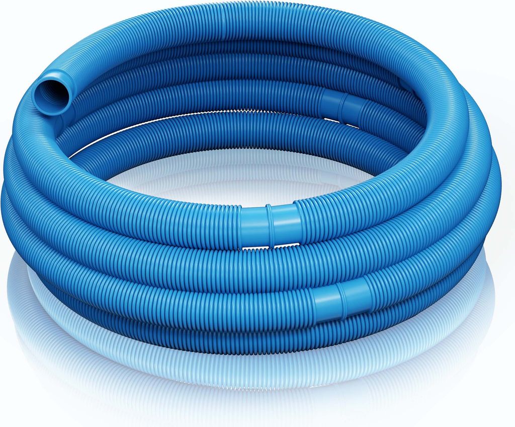Wiltec Tuyau piscine bleu – 9 m de long, Ø 32 mm – Tuyau Image du produit 