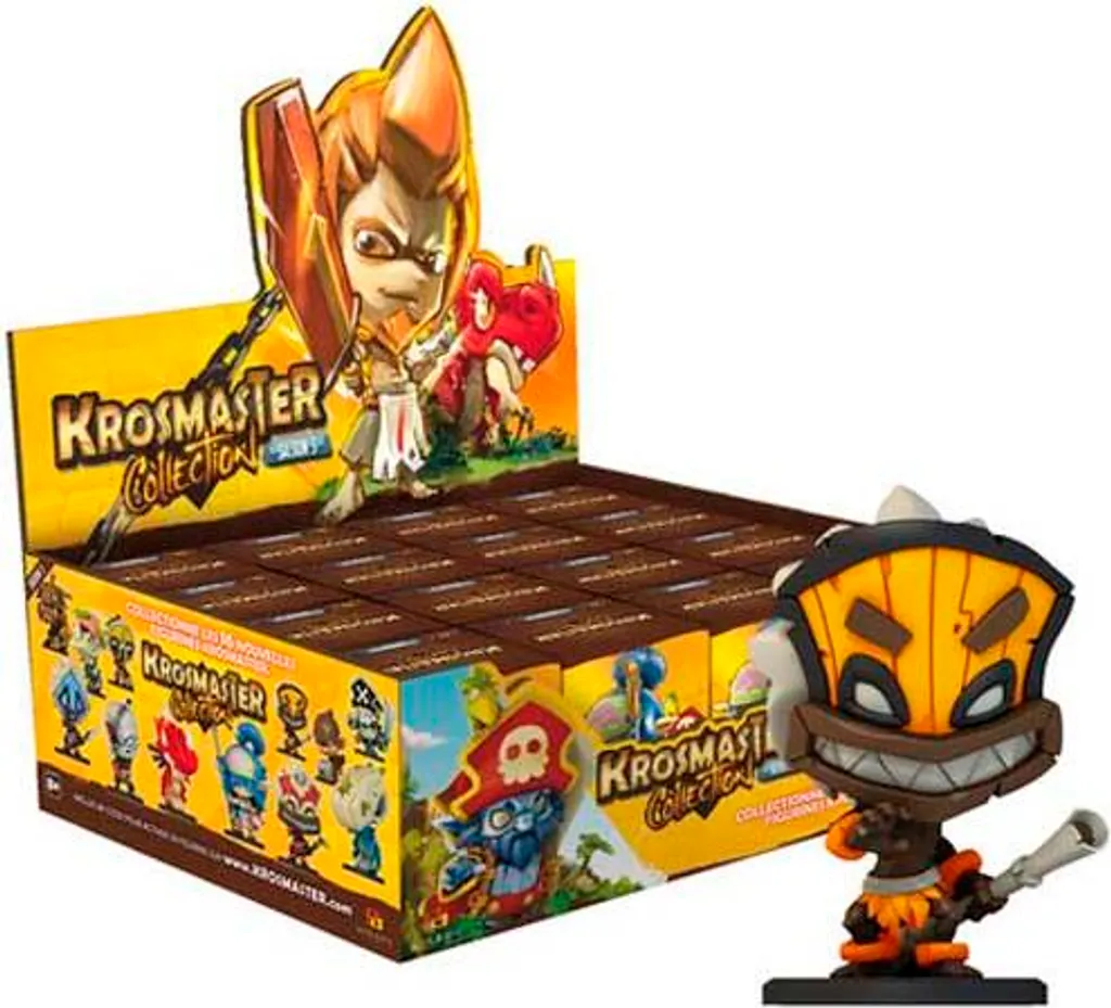 Figurines Kromaster Saison 3 Jaunes One Size : Pack de 12 Unités Robustes