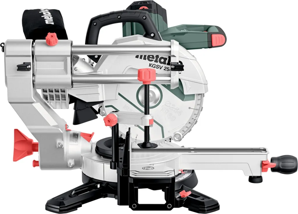 Scie à onglets Metabo KGSV 254 M : finissez vos coupes sans éclats ni jeu