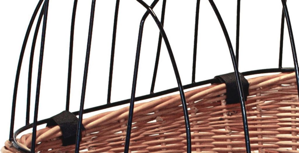 2 Stück Klettbänder / Klettverschlüsse für Metallgitterbefestigung