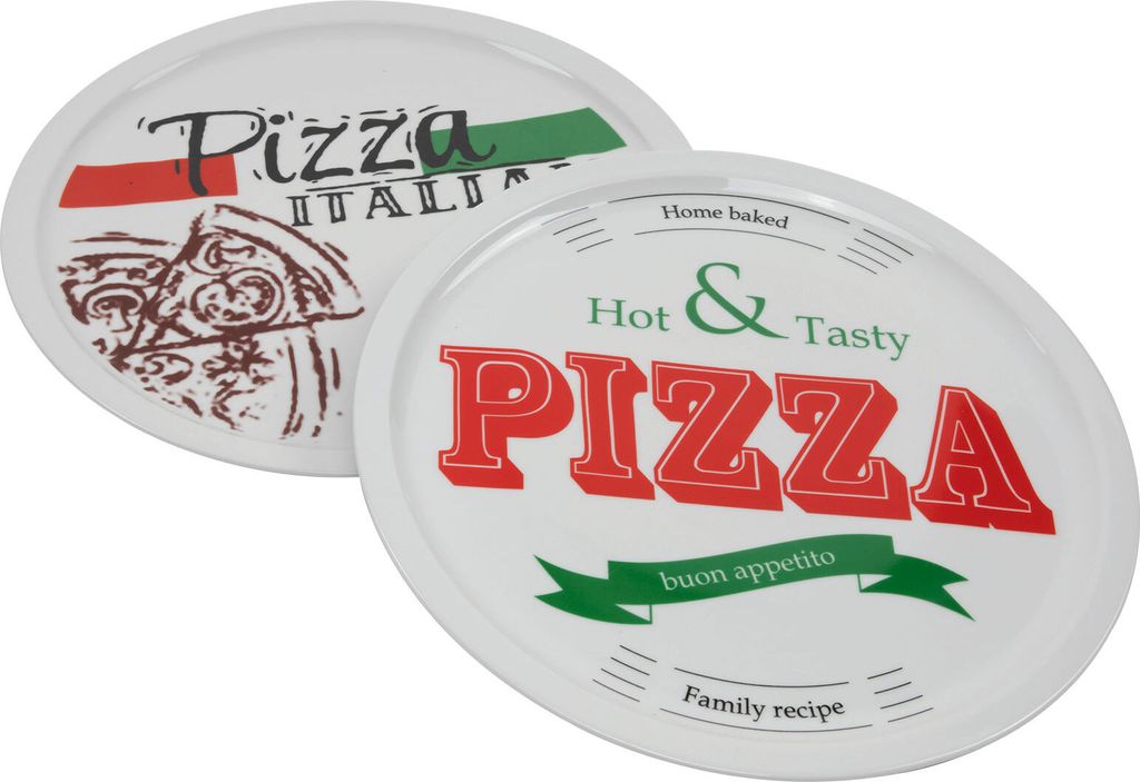 Piatto PIZZA 31,5 cm - set di 2 - ogni motivo 1x Immagine del prodotto 