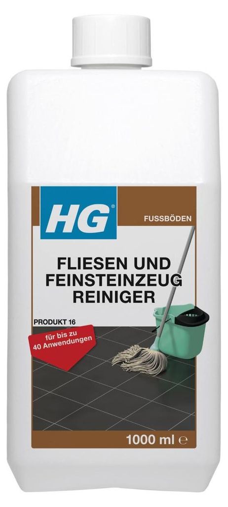 HG Fliesen & Feinsteinzeugreiniger 1 L Produktbild 