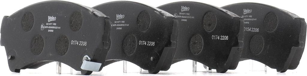 VALEO Bremsbeläge Satz Vorne für MAZDA 6 Kombi (GH) 301071