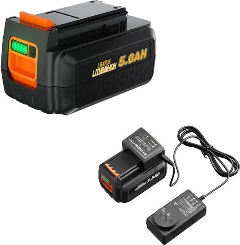 Batterie 5000 mAh 5.0AH avec chargeur compatible outils de bricolage