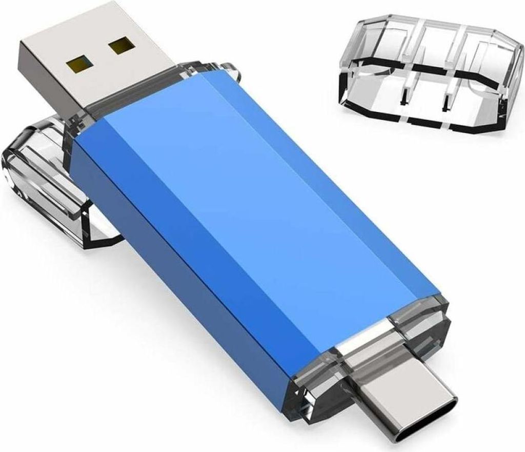 USB Typ C Flash-Laufwerk 64 GB USB 3.0 USB-Stick 64 GB 2 in 1 Speicherstick OTG Flash-Laufwerk 64 Giga 3.1 U Disk Schlüsselanhänger High Speed Wa...