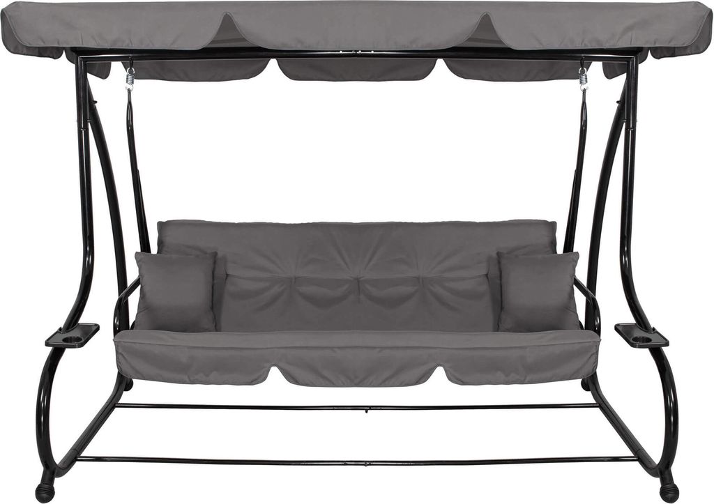 Hollywoodschaukel Gartenschaukel 4-Sitzer 220 x 162 cm Produktbild 10