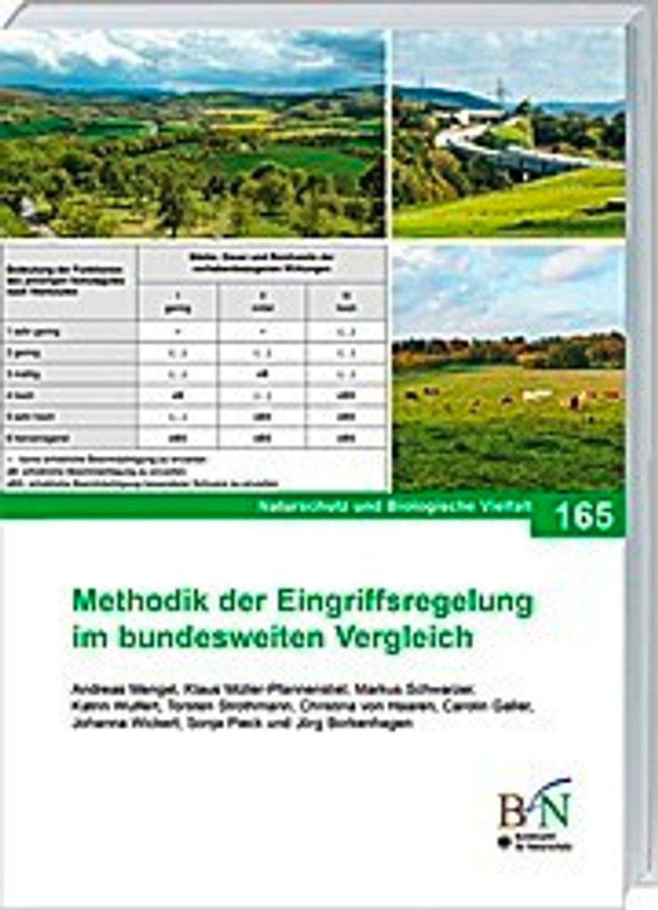 Methodik der Eingriffsregelung im bundesweiten Vergleich