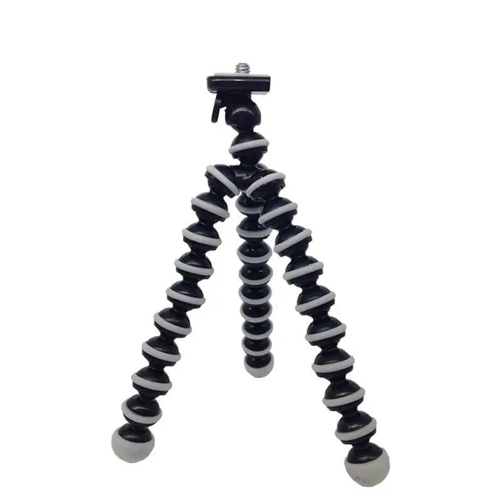 Tripod Stativ Action Cam - Mount Multifunktionsbefestigung Kompakt + Schraube für GoPro und andere Action-Kameras | Schwarz