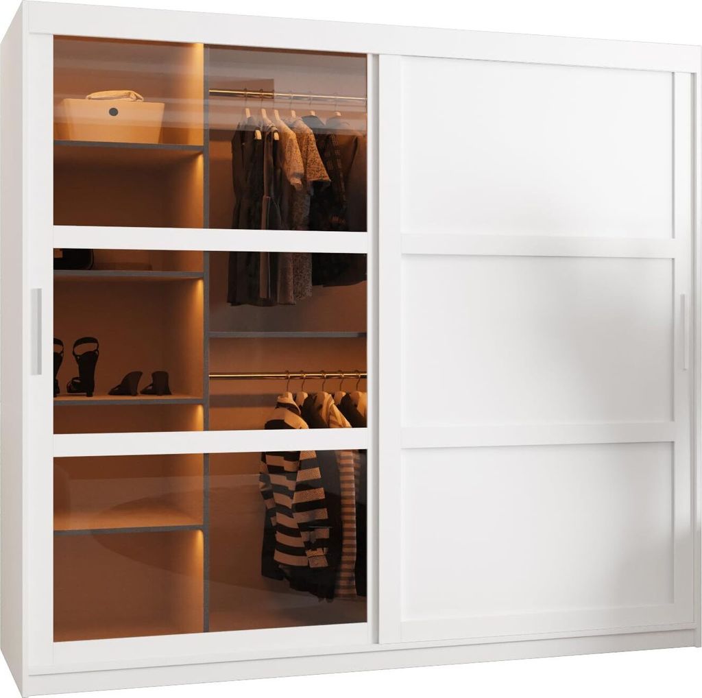 MEBLE KRYSPOL DOME 3 Zweitüriger Schrank, 200x200x62cm - Produktbild 