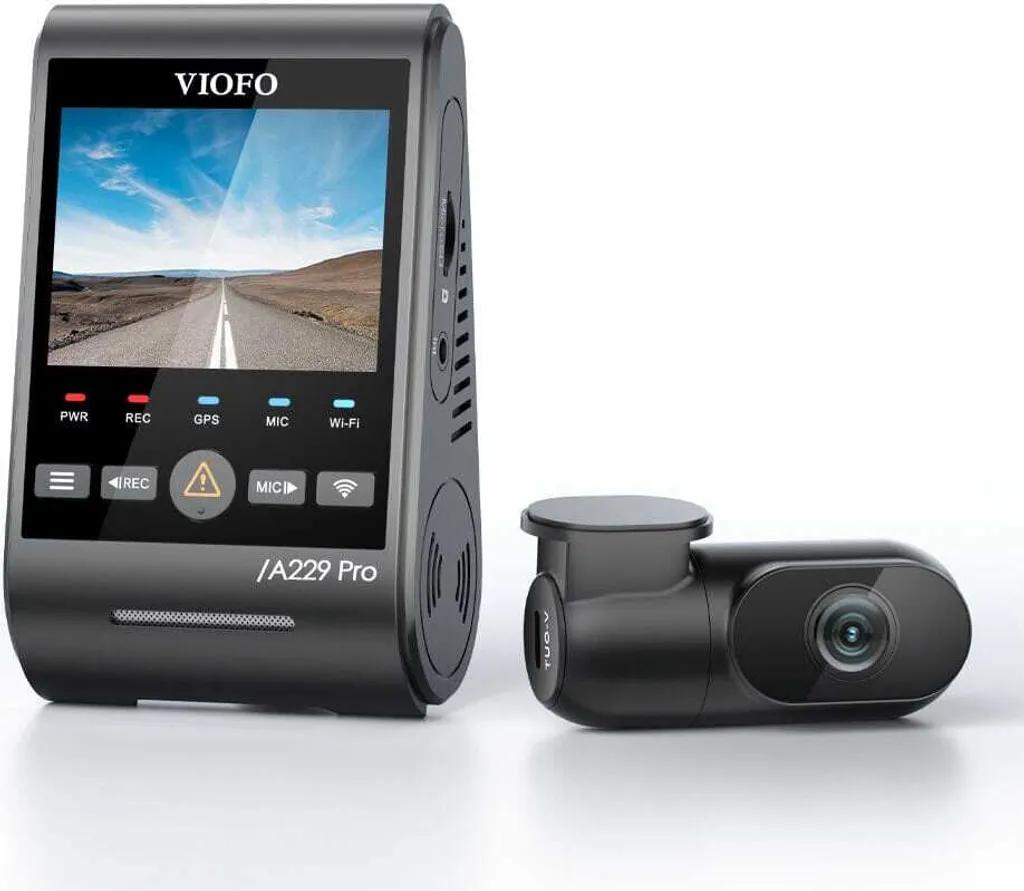 Caméra de voiture VIOFO A229 Pro 2CH-G Dashcam Avant et Arrière Très HD