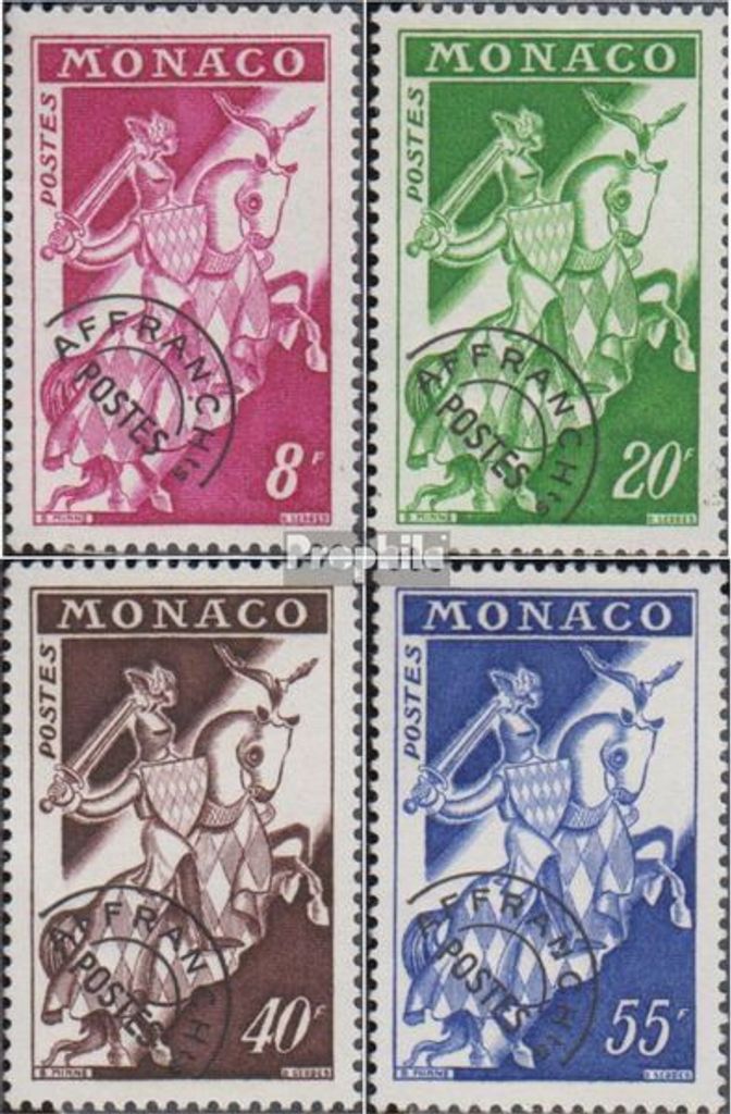 Briefmarken Monaco 1959 Mi 625-628 (kompl.Ausg.) postfrisch Ritter