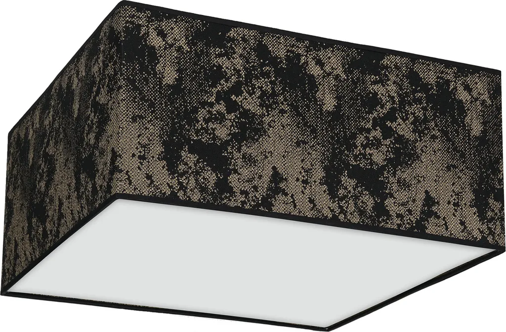 Plafonnier Moderne SATINO double éclairage 2x60W pour Salon et Chambre