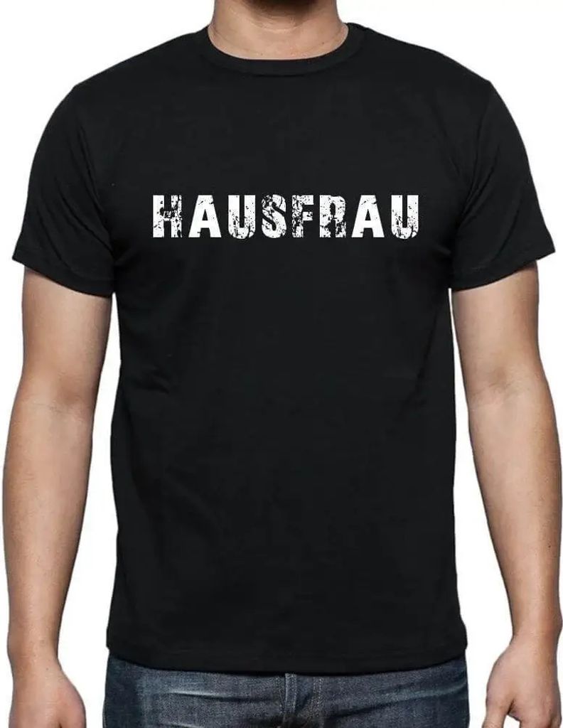 Herren Grafik T-Shirt Hausfrau Öko-Verantwortlich Vintage Jahrgang Kurzarm Lustige Druck Geburtstag Geschenk Mann