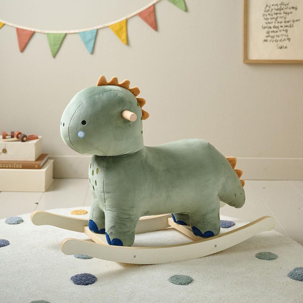 Petite Amélie Grünes Schaukelpferd Dino Produktbild 