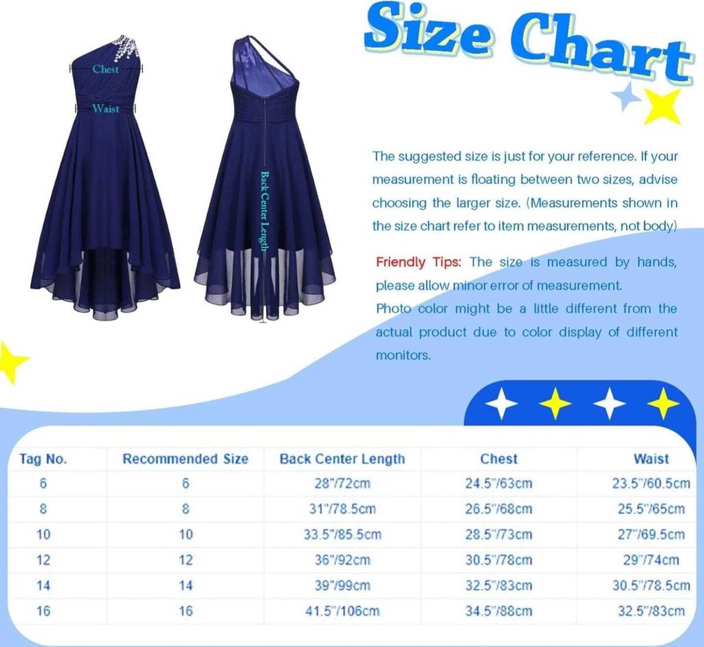 Elegantes Ein-Schulter Hochzeitskleid für Mädchen | Produktbild 5