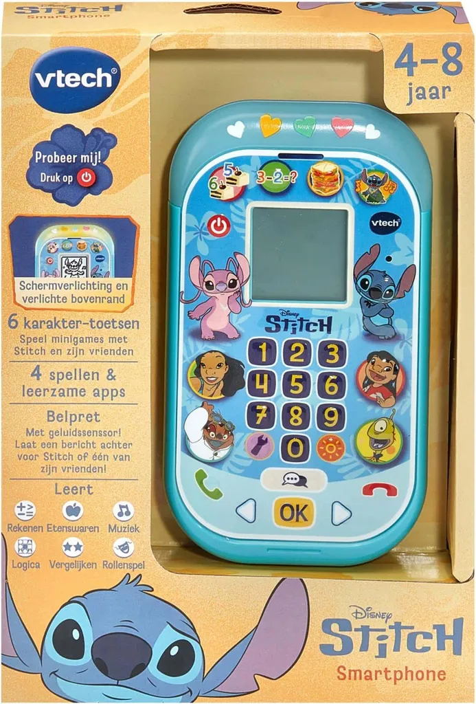 Smartphone Enfant VTech Stitch : La Solution Idéale pour Éviter les Écrans