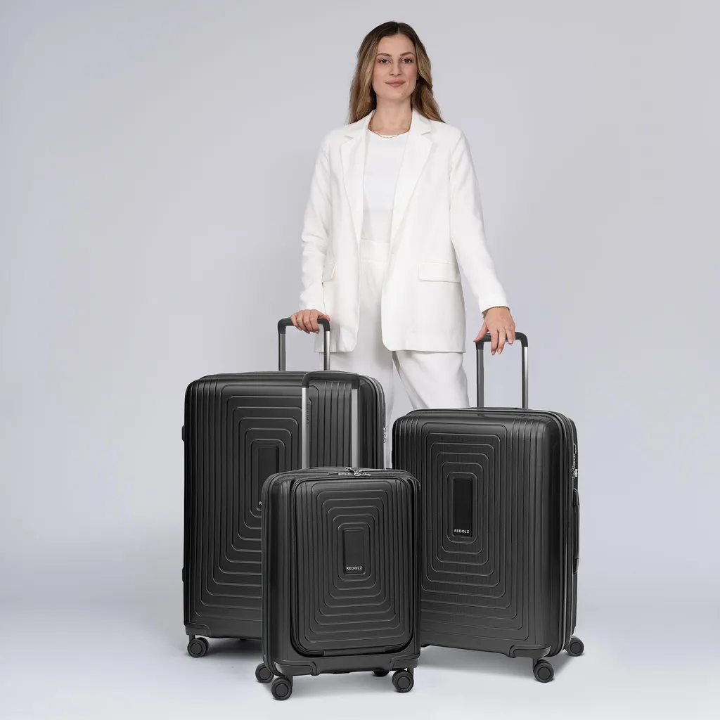 Bagage cabine ordinateur REDOLZ 14 pouces extensible noir