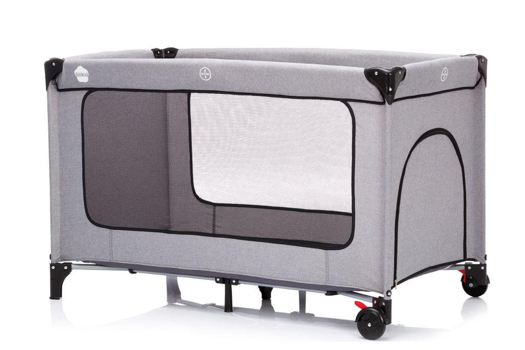 Fillikid Reisebett Madrid - Grau Melange Produktbild 