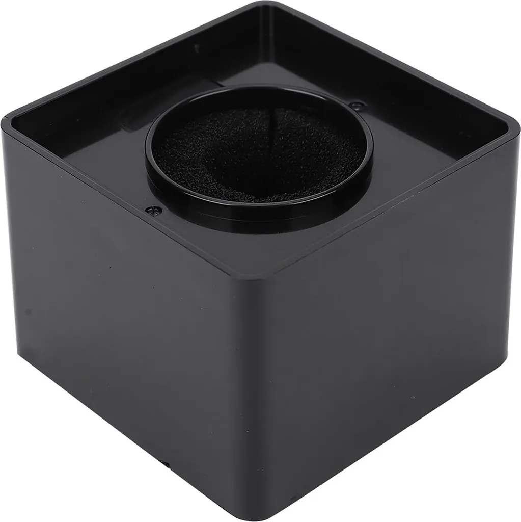 Cubo Microfono Interviste Quadrato ABS 41mm - Personalizzabile Nero - 2