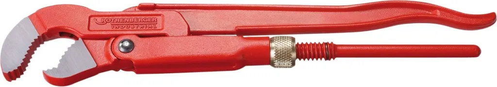Pince à tuyaux d'angle 45° robuste avec mâchoires en acier trempé