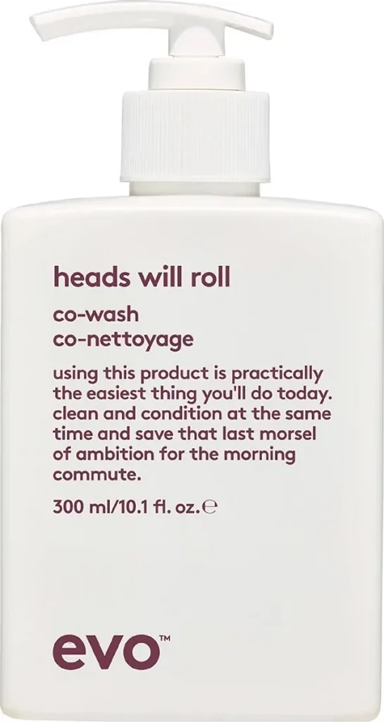 Evo Heads Will Roll Cleansing Co-Wash 300ml - Offerta e Dettagli