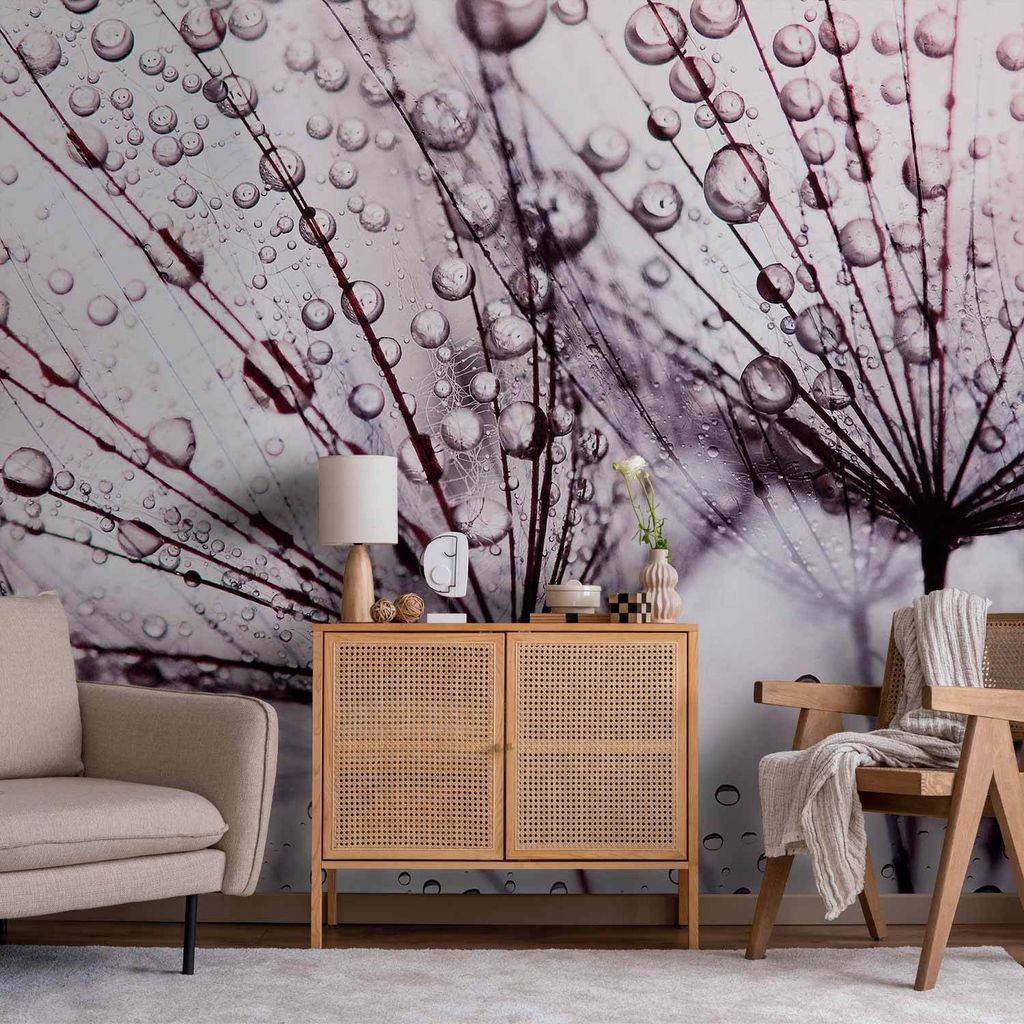 Vlies Fototapete - Rainy Time 100x70 cm Blumen b-C-0664-a-a