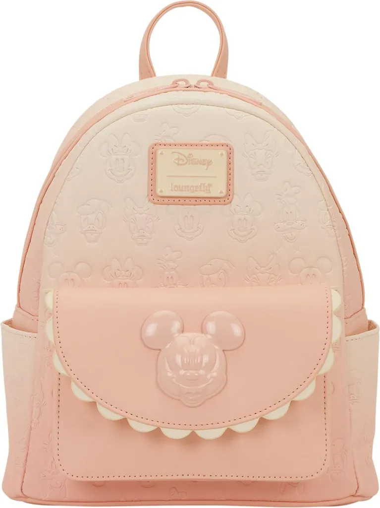 Mini Zaino Loungefly Disney Topolino e Amici - Elegante Stampa AOP