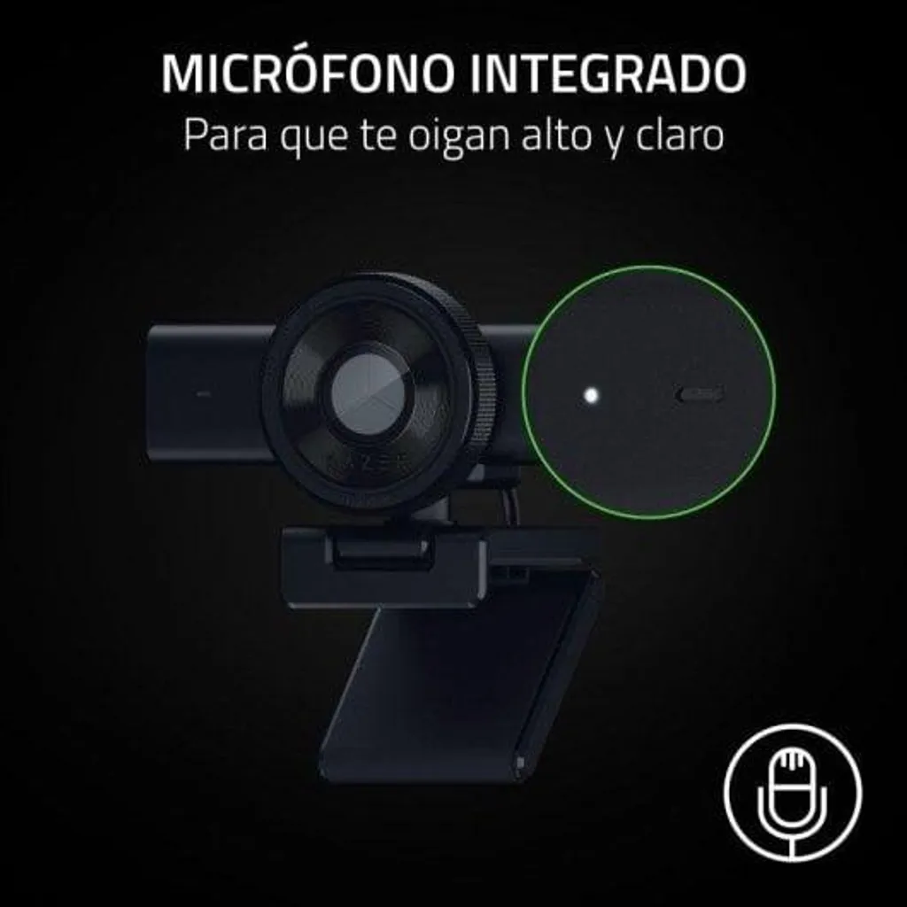 Webcam Razer Kiyo V2 X pour visioconférence professionnelle et cours - 8