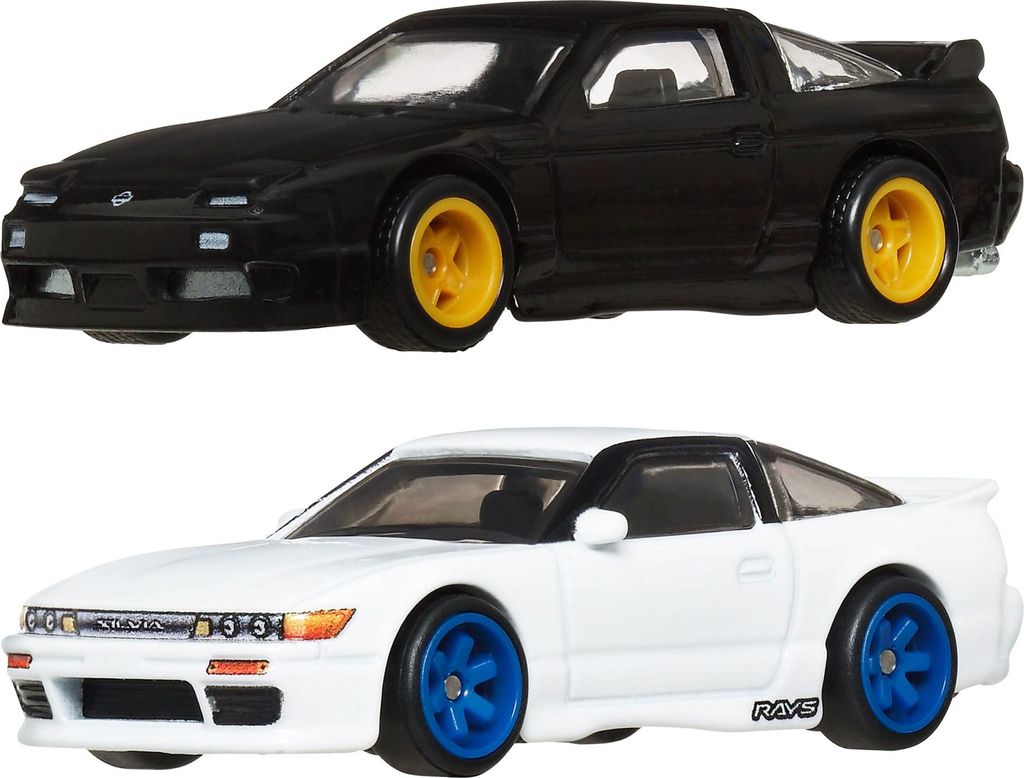 Hot Wheels JBK96, Auto, 3 Jahr(e), Kunststoff, Metall, Schwarz, Weiß