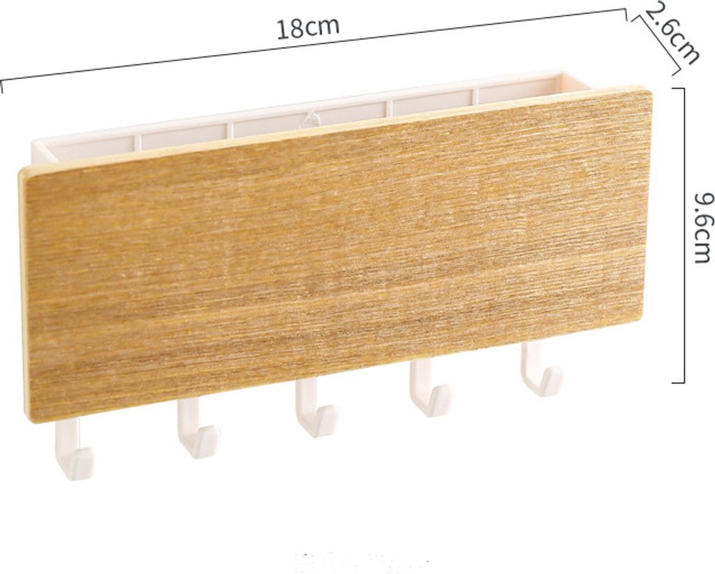 Schlüsselbrett Holz – Hochwertige haken und echtes Produktbild 5
