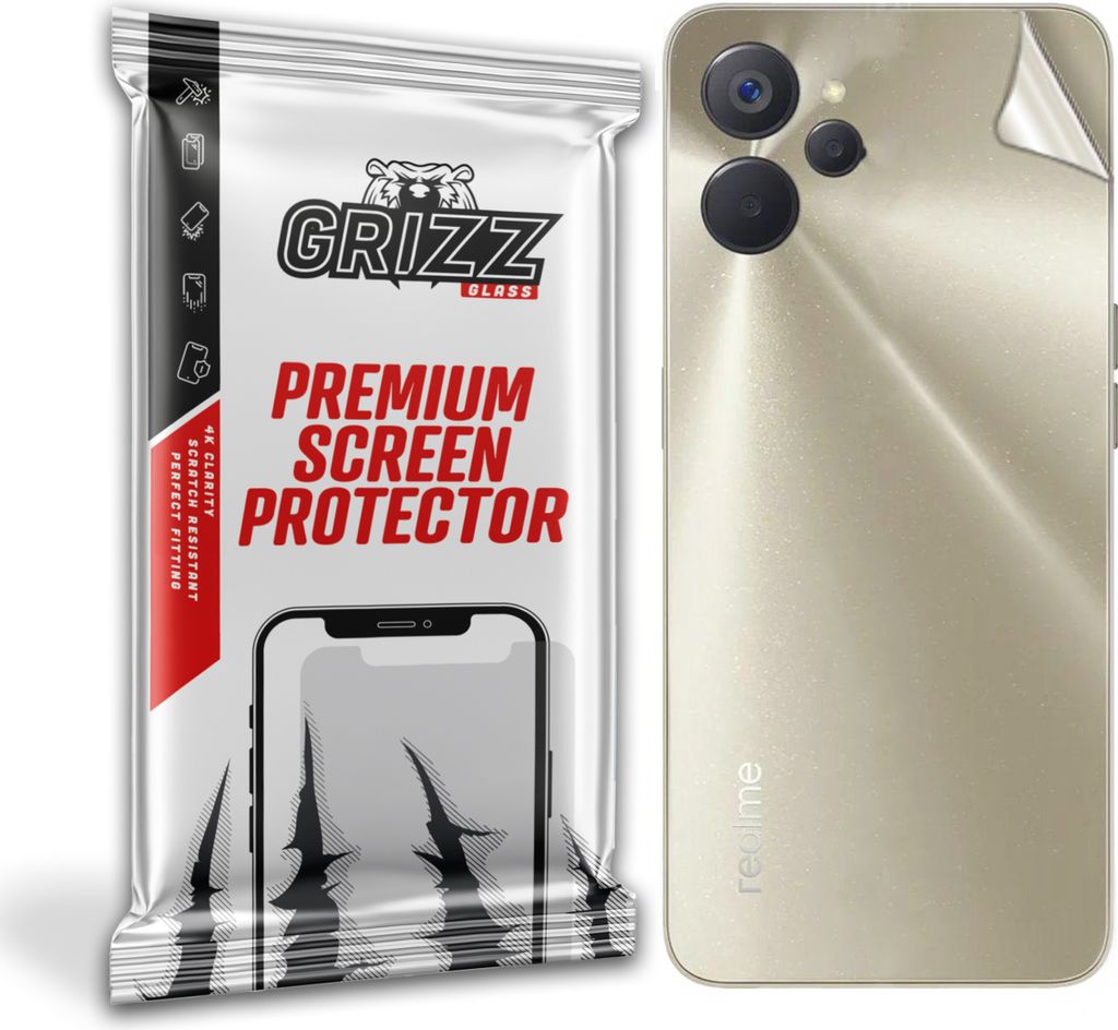 Folie auf der Rückseite GrizzGlass SatinSkin für Realme 9i 5G