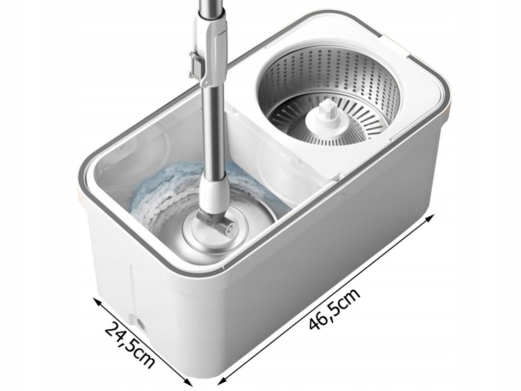 Verk 27079 Rotační mop 360 turbo + kbelík bílý Obrázek produktu 