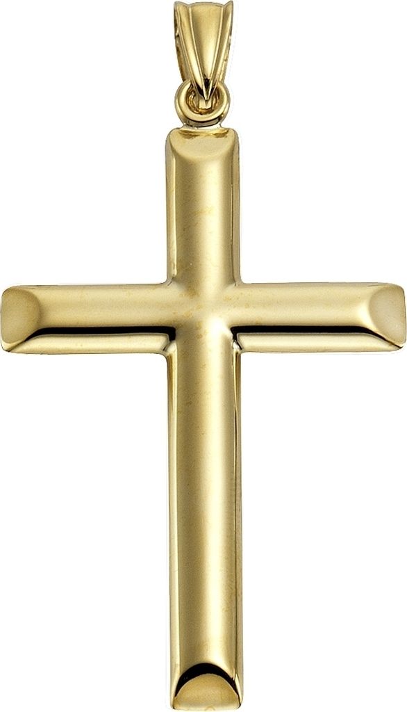 V Anhänger 375/- Gold 4,6cm gelb 324340084-2