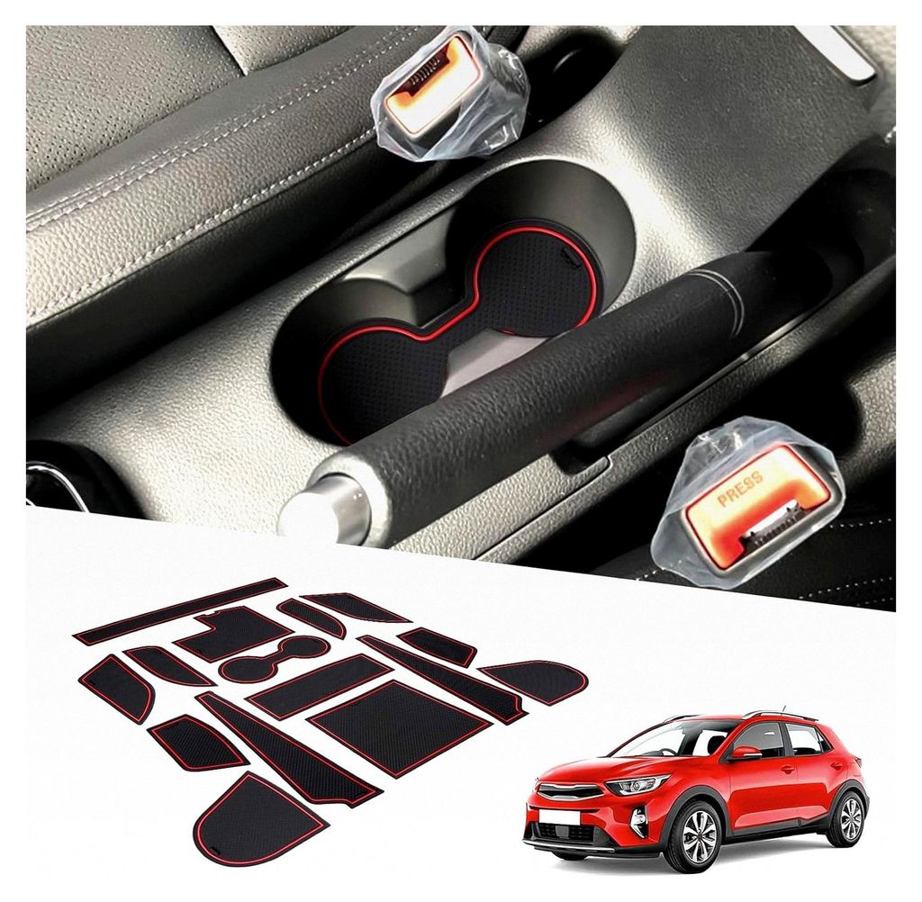 Kompatible Antirutschmatten für Kia Stonic 2018-2025 - 15 Stück