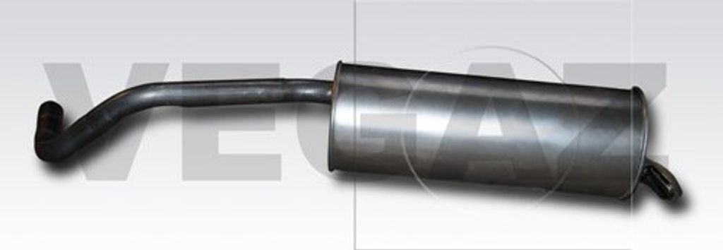 VEGAZ VS-627 Endschalldämpfer für VW Polo Schrägheck (6R1, 6C1) Auspuff