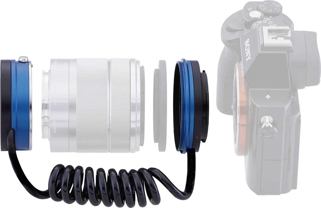 Novoflex bague d'inversion Sony E avec transfert complet des données