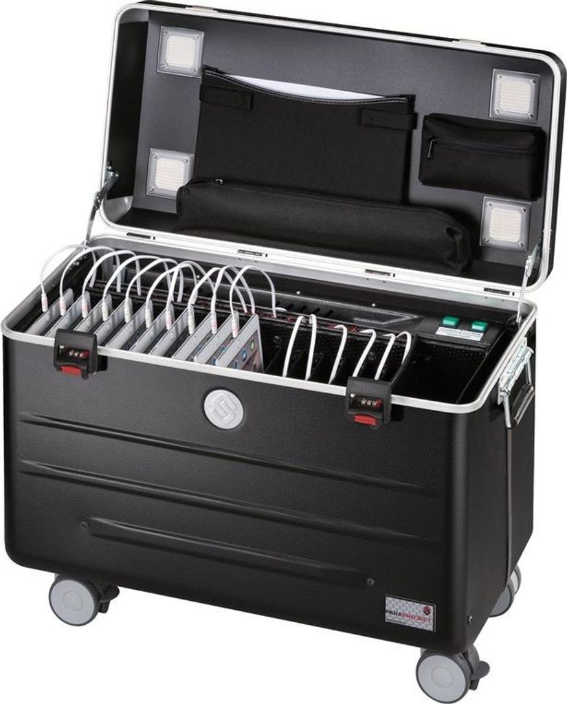 Parat PARAPROJECT CASE i16, schwarz Charge&Sync, inkl. USB-Lightning-Kabel