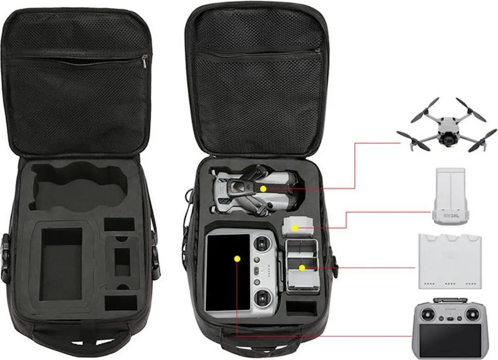 Protection DJI Mini 5 Pro sac antichoc en cuir synthétique et épaule