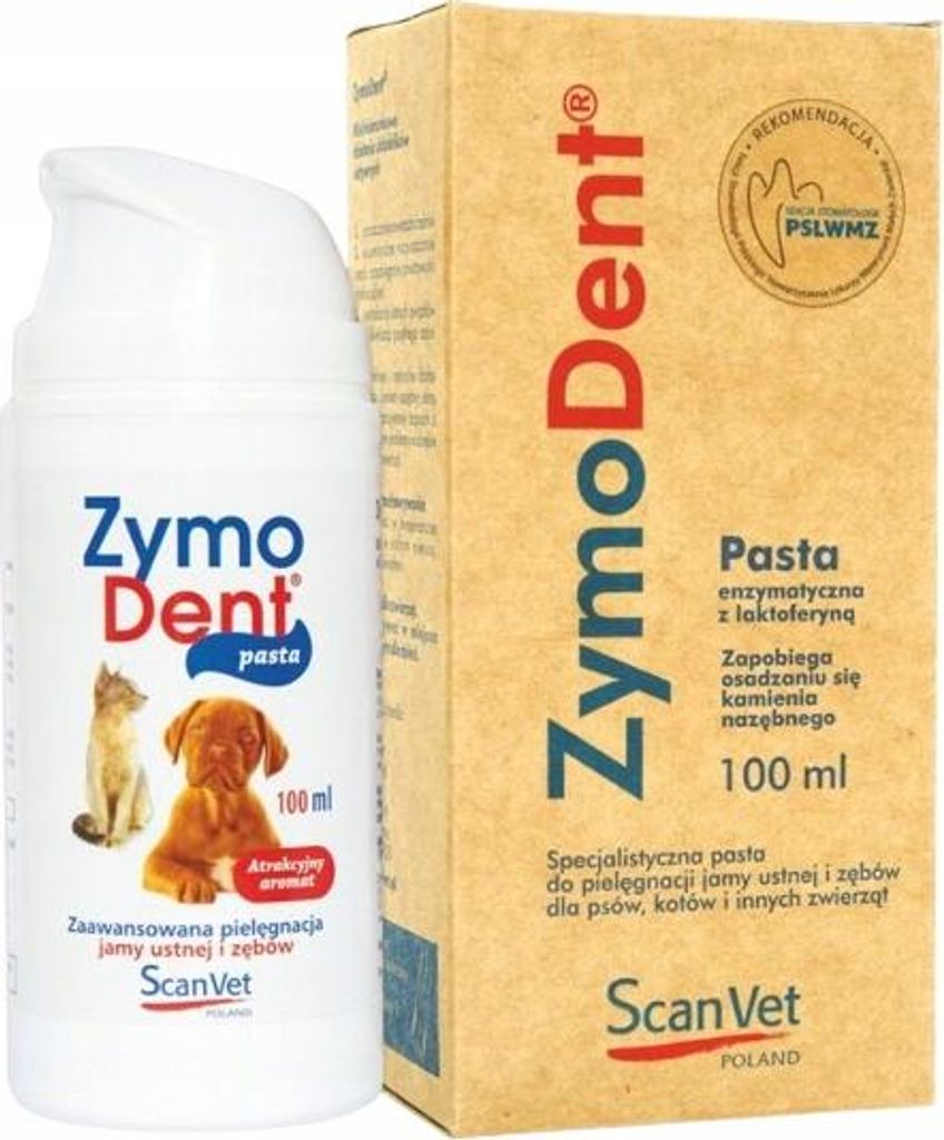 SCANVET ZYMODENT Zahnpasta für Hunde und Katzen 100 ml