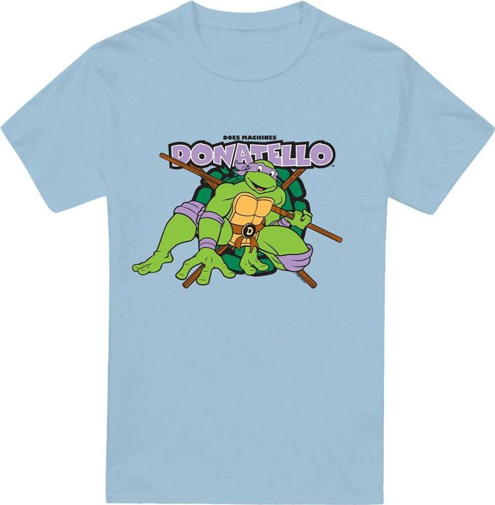 Teenage Mutant Ninja Turtles - "Donatello Does Machines" T-Shirt für Herren TV6551 (S) (Hellblau)