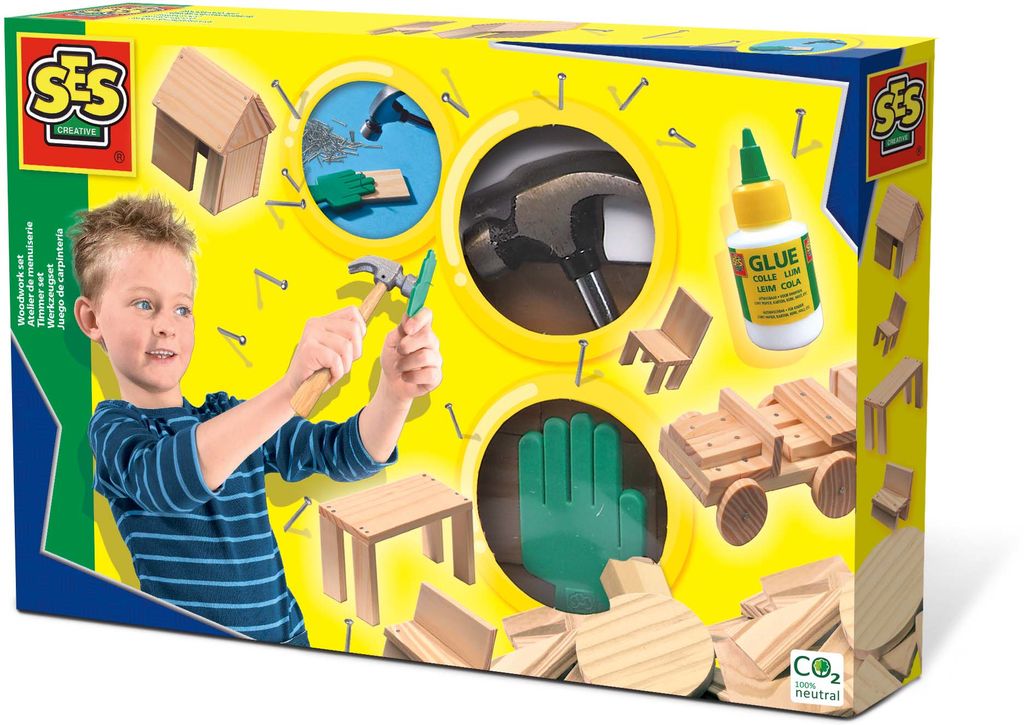 Set per la lavorazione creativa del legno SES Immagine del prodotto 