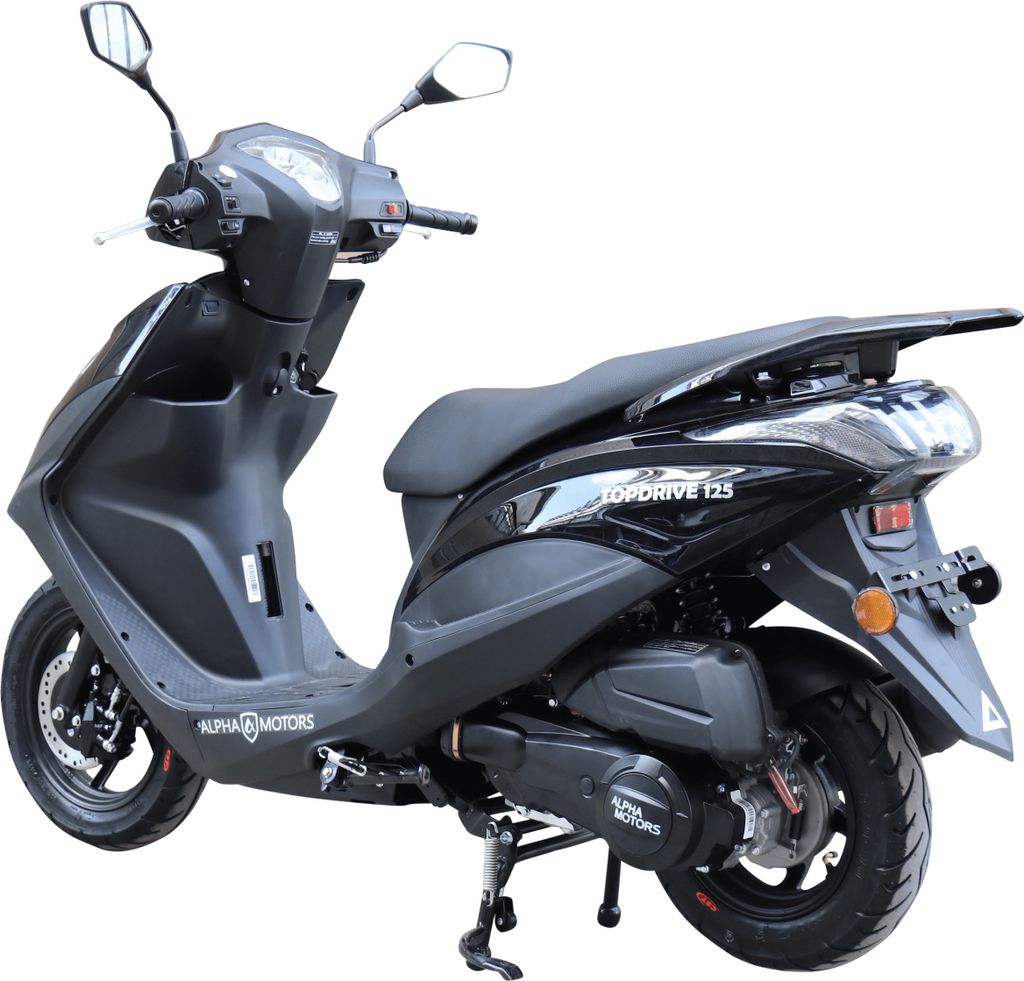 Motorroller Topdrive 125 ccm 85 km/h EURO 5+ schwarz Produktbild 3