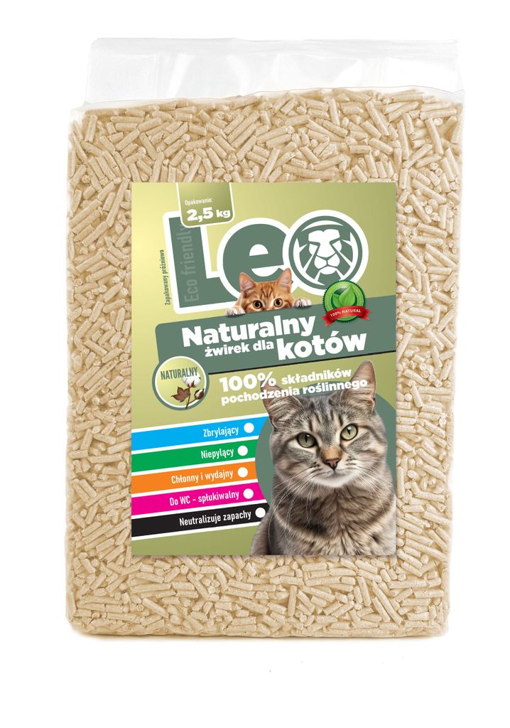 Litière pour chat Leo - Nature Image du produit 
