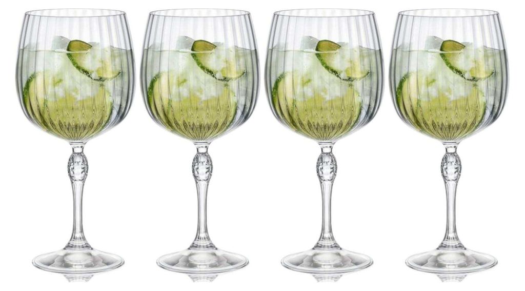 Bormioli Rocco Gin Tonic Gläser America 20er 740 ml - 4 Stück